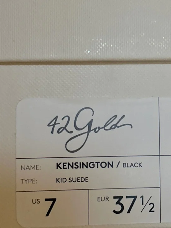 NEW IN BOX 42 Gold Kensington Chelsea Boot - Black - Women's 7 - Picture 5 of 5